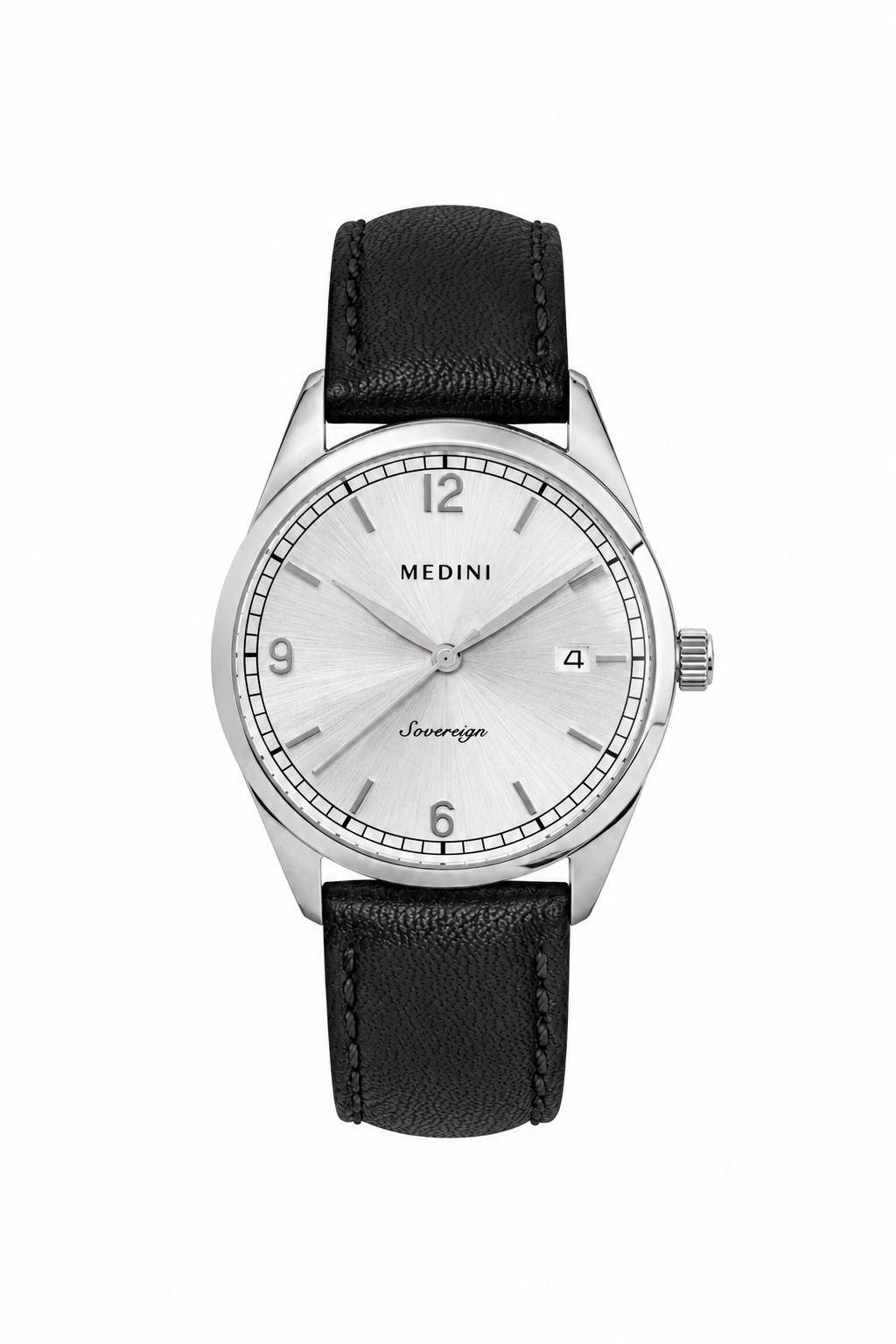 Sovereign Silver / Black Strap