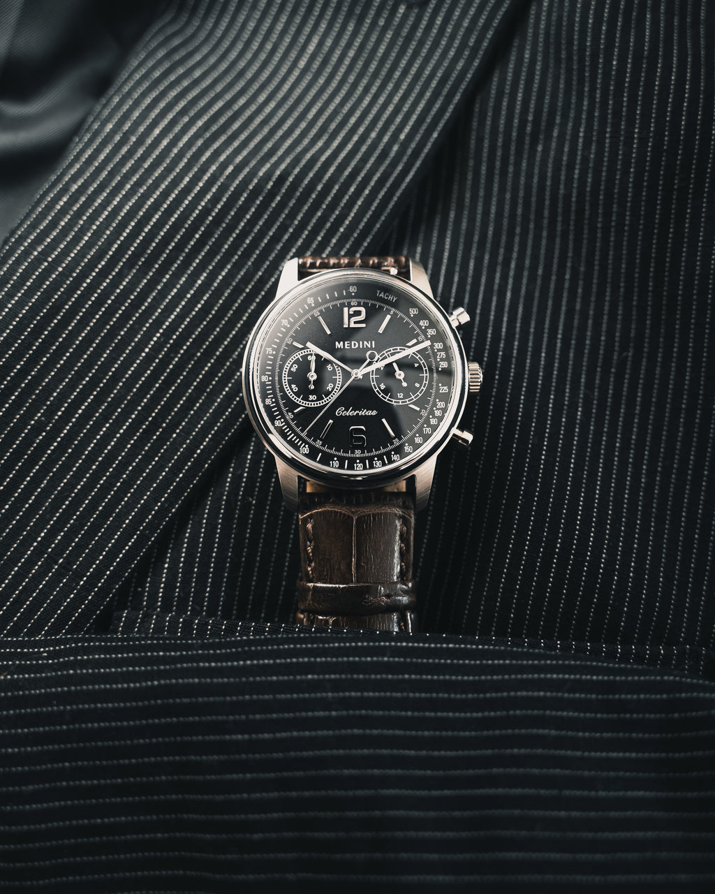 Celeritas Black / Brown Strap