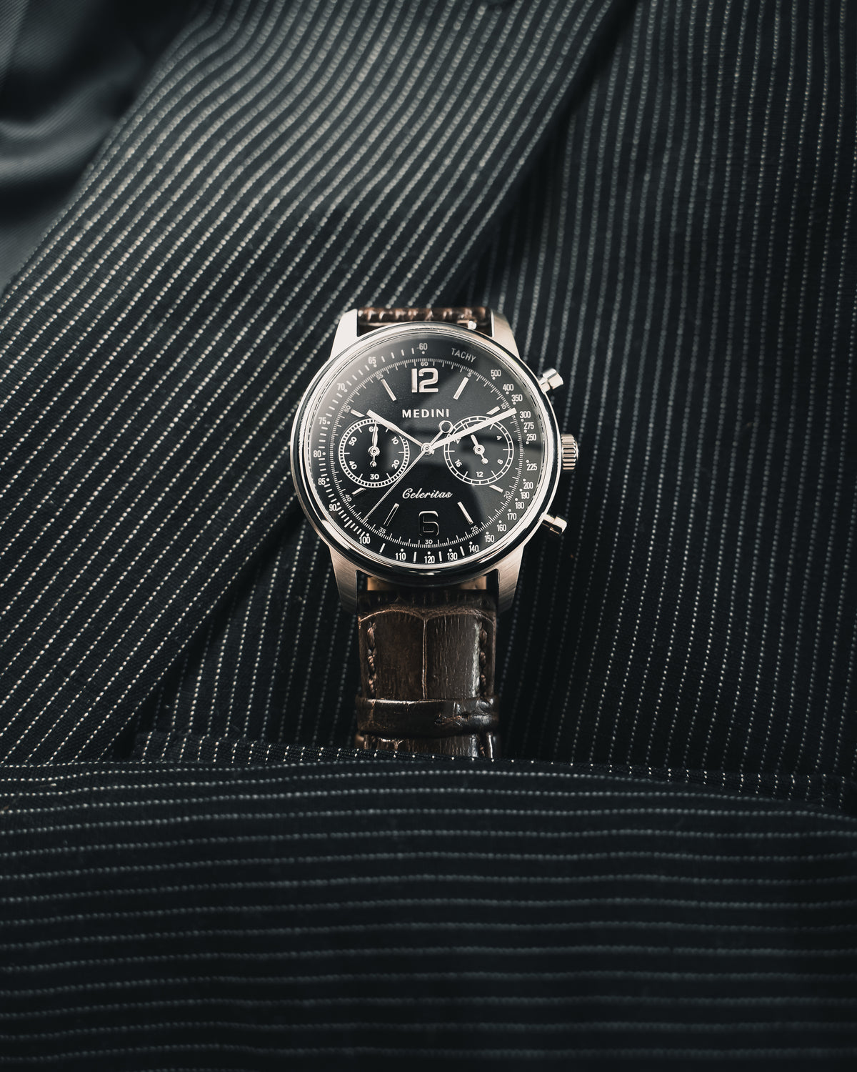 Celeritas Black / Brown Strap