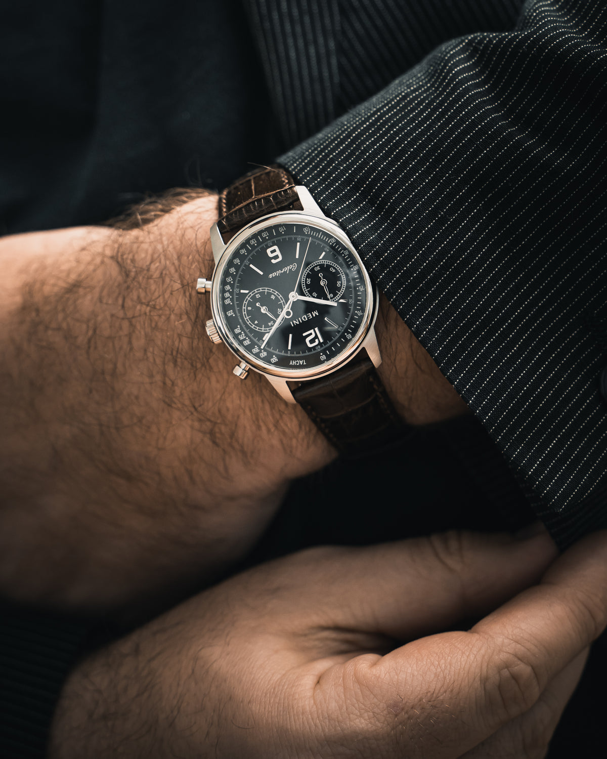 Celeritas Black / Brown Strap