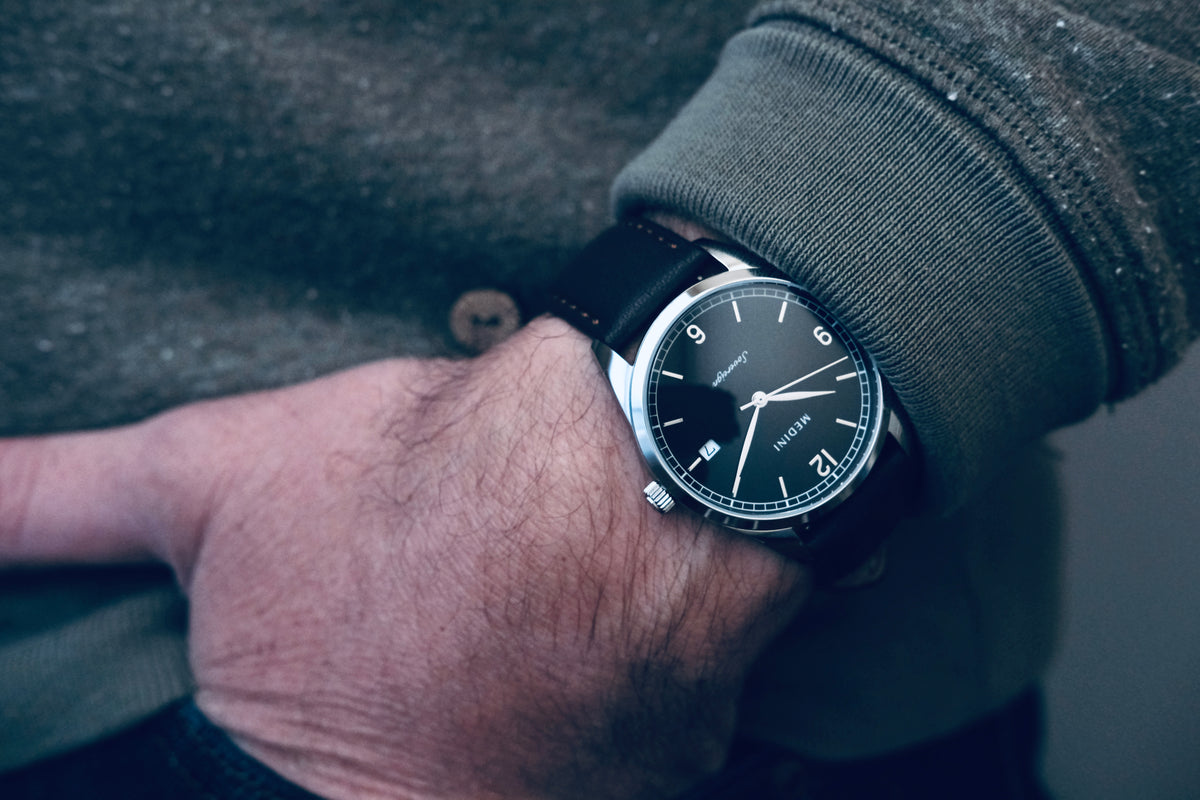 Sovereign Black / Brown Strap